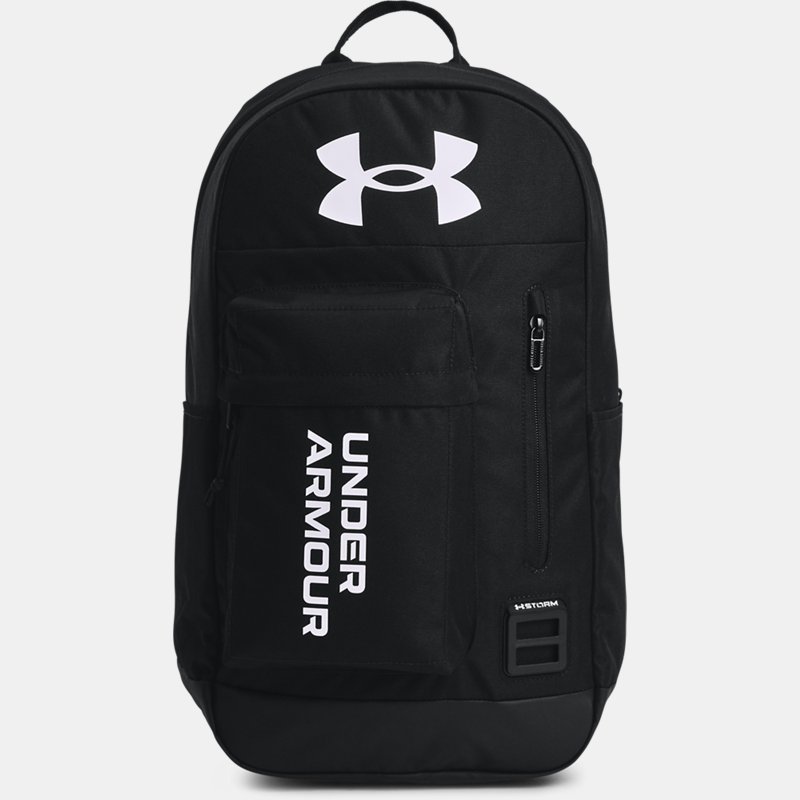 Unisex Under Armour Halftime Backpack Black / Black / White One Size